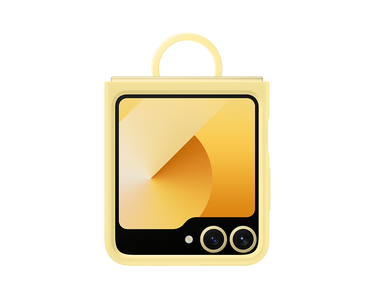 Samsung Silicone Ring Case for Galaxy Z Flip7FE / Flip6 - Yellow